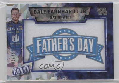 2016 Father's Day Manufactured Cracked Ice /25 Dale Earnhardt Jr #1 Patch HOF - Image 1 of 2