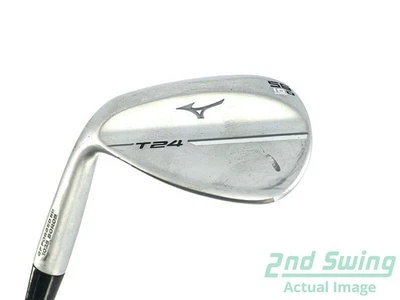 Mint Mizuno T24 Soft Satin Wedge Sand SW 56° Steel Stiff Left 35.25in - Image 1 of 4