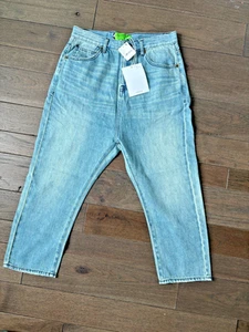 SR VS Sandrine Rose Virgin Label Haram Jeans - Size 27 Light Denim - Picture 1 of 5