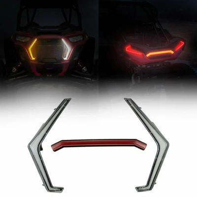 Front Rear Fang Accent Tail Light Kits for 2019-23 Polaris RZR Turbo S/XP 1000 - Image 1 of 4