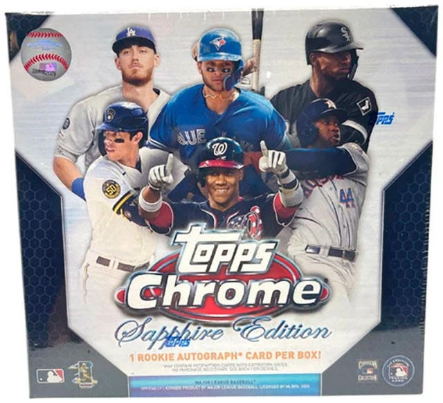 2020 Topps Chrome Sapphire Edition Baseball Box - Image 1 of 1