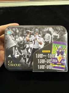 2024 Panini Donruss Optic Football CJ Stroud Houston Texans Scatola Sigillata Tin C.J. - Foto 1 di 3