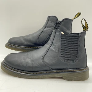 Botas Chelsea Dr. Martens para mujer 7976 cremallera interior cuero negro tobillo documentos LEER - Imagen 1 de 18