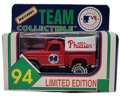 Matchbox White Rose 1994 MLB Philadelphia Phillies Ford Flareside Pickup Diecast - Image 1 of 4