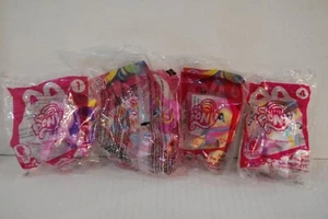 2014 McDONALDS Happy Meal TOYS "MY LITTLE PONY" SET OF 4 - #1, 2,3, & 4 SEALED - Picture 1 of 5