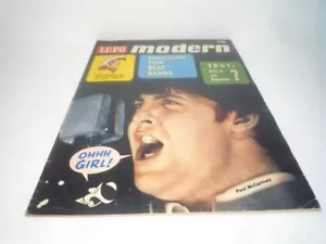 CÓMIC VINTAGE LUPO MODERNO 1966 CON PÓSTER LOS BEATLES - Imagen 1 de 7