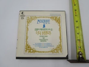 Mozart Piano Concertos Vol. III Lili Kraus Reel To Reel Tape 7.5 Ips Stereo Epic - Picture 1 of 4