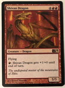 MTG Shivan Dragon Magic 2014 154/249 Regular Rare - Picture 1 of 1