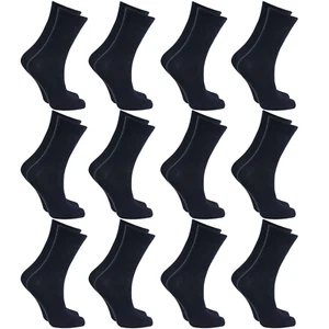 12x Pairs SCHOOL SOCKS Plain Cotton Rich Girls Boys School Uniform BULK - Picture 1 of 17