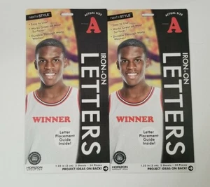 Iron On Letters Appliques 1.22" Tall Next Style 108-Pieces Alphabet Red  - Picture 1 of 2