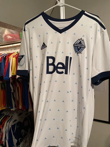 Kendall Waston Adidas Vancouver Whitecaps 2017 Home Soccer Jersey Large Cover