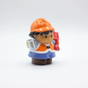 Mattel 2009 Fisher Price Little People Construction Crew 2.5" Figure Cake Topper - Picture 1 of 8