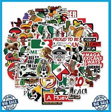 50 Hard Hat Stickers Mexican Tool Box Sticker Pack- Mexico Funny Vinyl Decals