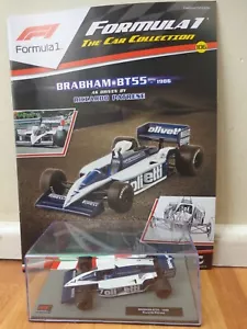 1/43 F1 FORMULA 1 CAR COLLECTION - 1986 BRABHAM BT55 RICARDO PATRESE CAR #106 - Picture 1 of 2