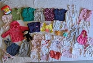 Süßes Kleidung Paket Mädchen Größe 74 Marken wie Topomini, H&M dabei 47 Teile - Bild 1 von 4