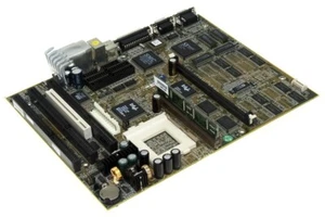 ORIGINAL MAINBOARD COMPAQ PWA-TITAN R SOCKET 7 SDRAM PCI 3x ISA + CACHE - Bild 1 von 2
