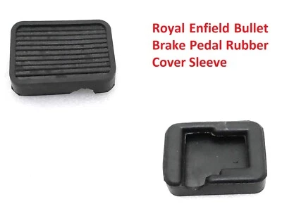 Fits Royal Enfield - Bullet / Rubber Cover Sleeve / Brake Pedal Foto 1 de 4