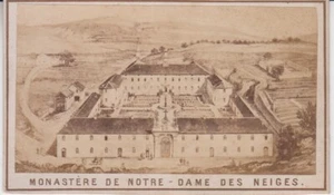 ARDÈCHE : Photo CDV 19e du MONASTÈRE NOTRE-DAME DES NEIGES. - Picture 1 of 2