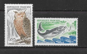 France 1972 60c & 65c Nature Conservation vf MINT never hinged SG 1962 - 1963 - Picture 1 of 1