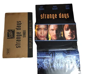 VTG 1996 Strange Days VHS Video Store HUGE Standee Promotional Display Sci-Fi - Picture 1 of 2