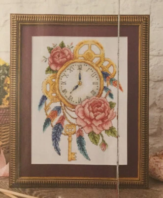 Cross Stitch Chart - Steampunk Clock - Image 1 of 3