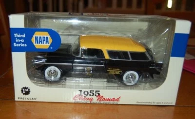 Napa Auto Parts FIRST GEAR 1955 CHEVY NOMAD NEW  1:25  DIE CAST / #3 IN SERIES  - Image 1 of 2