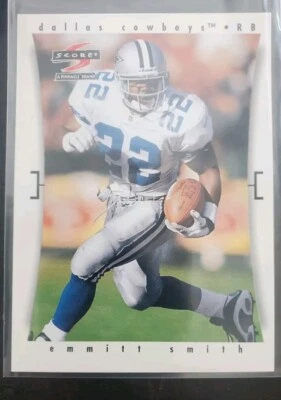 1997 Score #NNO Emmitt Smith HOF Dallas Cowboys Promo Card MINT - Image 1 of 2