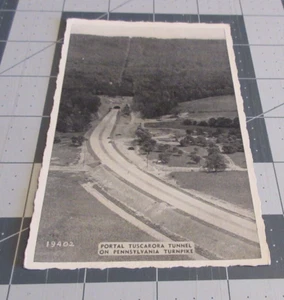 Portal Tuscarora Tunnel Pennsylvania 1941, postal - Imagen 1 de 2