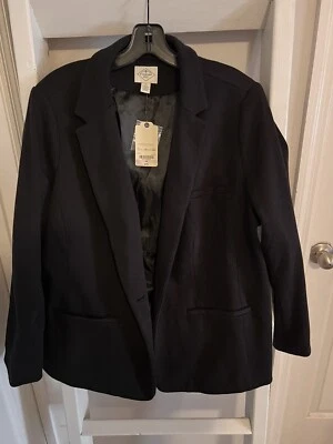 Blazer negro St. John’s Bay 1x Foto 1 de 4