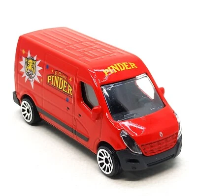 Majorette Renault Master Red Pinder Collection 1/66 (3") no Package - Image 1 of 4