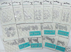 Xcut Mini Die Birthday Zodiac Relations Sentiments Thank You Love Tags Alphabet - Bild 1 von 104