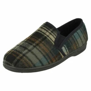 Noah Men's Plaid Slippers Complete Slippers - Picture 1 of 10