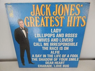 JACK JONES GREATEST HITS original 1968 Kapp Records Stereo Compilation EX LP  - Image 1 of 2