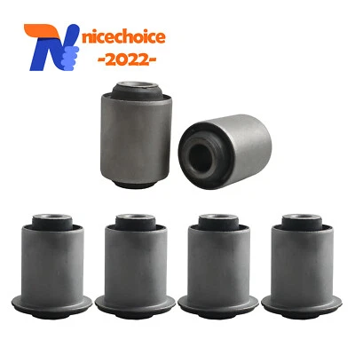 Buje de brazo de control trasero superior derecho+derecho 6 piezas para Mitsubishi Montero 2001-2006  Foto 1 de 4