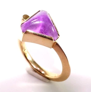 Ring - 750 Gelbgold - 4.50ct. Amethyst - Gr. 57 - Gr: 57 änderbar - 8,7gr - Bild 1 von 11