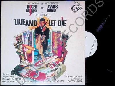 Paul McCartney & Wings - Live and Let Die OST 12" Vinyl 1973 Japan PROMO - Image 1 of 4