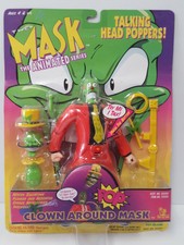 The Mask CLOWN AROUND MASK (Figure, 1997, 8") Toy Island