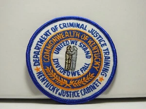 Kentucky Justice Cabinet Schulteraufnäher neu Bügelbild 3" Durchmesser P2 - Bild 1 von 1