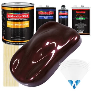 Molten Red Metallic Gallon URETHANE BASECOAT CLEARCOAT Car Auto Body Paint Kit