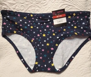 Bragas hipster para mujer Sin límites, azul marino con estrellas de colores, tallas M y XXL nuevas con etiquetas - Imagen 1 de 7