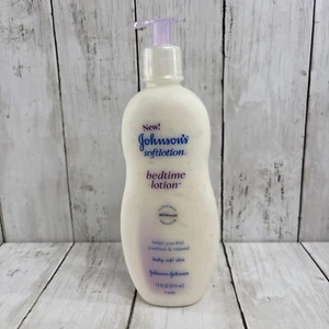 Johnson softlotion bedtime Lotion 414 ml Factory Sealed shaped bottle 14 oz - Picture 1 of 2