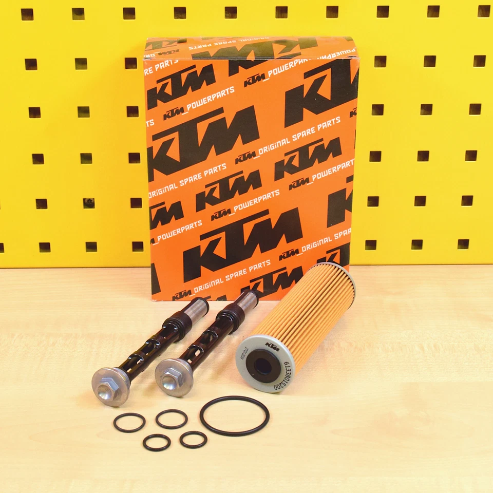 Kit filtro olio originale con setacci e guarnizioni per: KTM 1290 Super Duke Adv. - Immagine 1 di 1