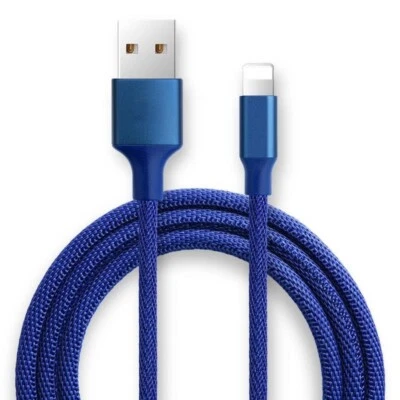 For iPhone 7 8 11 12 + Plus XS XR 8 PIN Charger Cable 3/6/10FT USB Charging Cord - Image 1 of 4