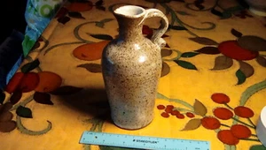 BETTY BLANDINO?(1927-2011) Pottery, Stoneware Grey Glaze Bottle Vase.15cmTall. - Picture 1 of 8