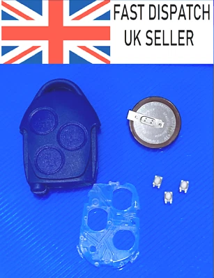 Kit de reparación de batería para Ford Transit MK7 3 botones remoto llavero carcasa VL2330