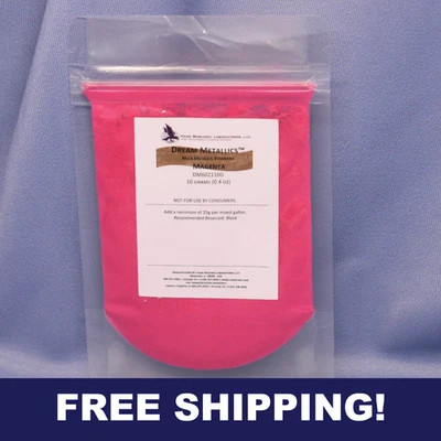 10 克洋红色云母粉颜料:粗色树脂、肥皂、DIY 工艺品 — 第 1/4 张图片