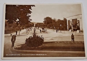 1941  SALSOMAGGIORE : Viale Vittorio Emanuele III° -antica artolina animata - Foto 1 di 2