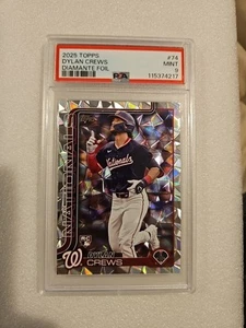 2025 Topps Series 1 - Dylan Crews #74 Diamante Foil (RC) - Picture 1 of 2