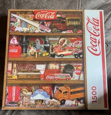 Sealed Coca Cola Puzzle Springbok 1500 Pc 28.75" X 36" Coke Collector - Image 1 of 4