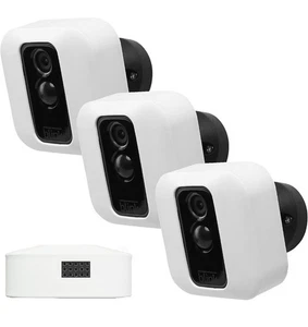 Wasserstein Pellicola Protettiva Silicone Confezione da 3 Compatibile con Blink XT Bianco - Foto 1 di 2